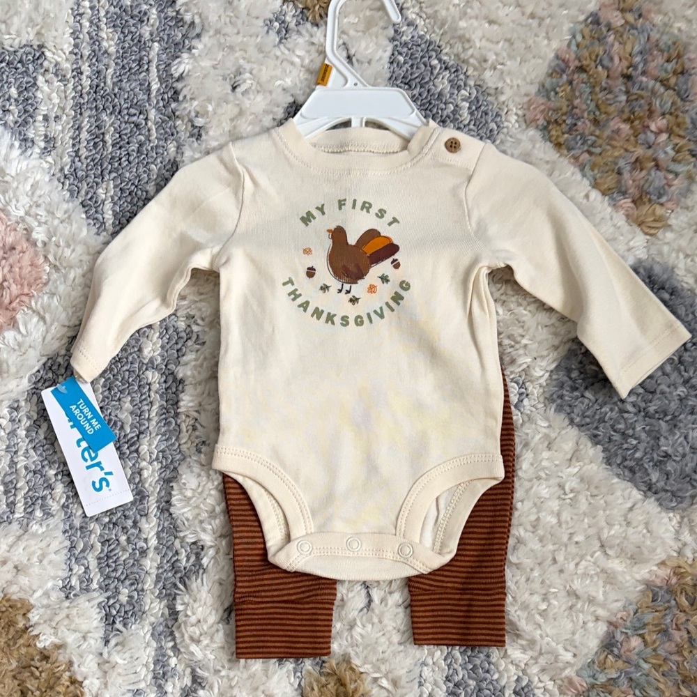 Carters My First Thanksgiving Baby Outfit
